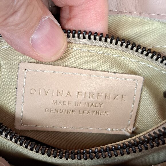 Divina Firenze Designer Bridget Crossbody Bag Leather Made In Italy - Picture 6 of 16